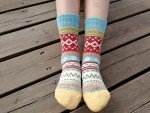 5-Pack Women's Vintage Thick Knit Winter Socks