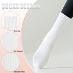 Non-Slip Gripper Yoga Socks for Women (4 Pairs)