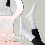 Non-Slip Gripper Yoga Socks for Women (4 Pairs)