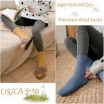 Cozy Wool Thermal Socks for Women - 5 Pairs