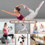 Non-Slip Gripper Yoga Socks for Women (4 Pairs)