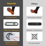 iKuchelife Rechargeable Heated Socks for Winter