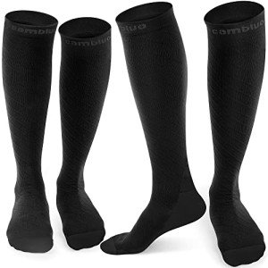 Cambivo Compression Socks for Swelling - 2 Pairs