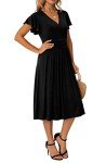 GRECERELLE Women’s V-Neck Casual Summer Dress