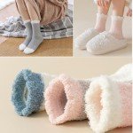 Cozy Winter Fuzzy Socks for Women - 5 Pairs