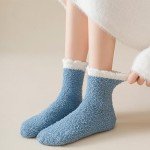Cozy Winter Fuzzy Socks for Women - 5 Pairs