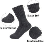 Cozy Winter Boot Socks for Women - 6 Pairs