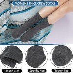 Cozy Merino Wool Hiking Socks for Women – 5 Pairs