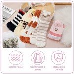 Cozy Fluffy Animal Slipper Socks for Women