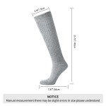 6 Pairs Soft Extra Long Slouch Socks for Women