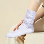 6 Pairs Soft Extra Long Slouch Socks for Women