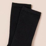 Amazon Essentials Women's Crew Socks - Black 6-Pack