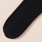 Amazon Essentials Women's Crew Socks - Black 6-Pack
