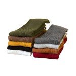 Sookiay 9 Pairs Soft Cotton Women's Crew Socks