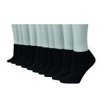 Hanes Women's Black No Show Socks - 10 Pack