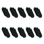 Hanes Women's Black No Show Socks - 10 Pack