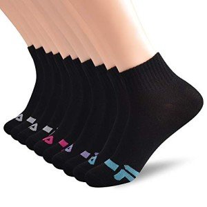 Fila Women's Black Ankle Socks (10-Pack)