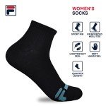 Fila Women's Black Ankle Socks (10-Pack)