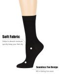 Women's Bamboo Calf Socks - 5 Pairs, Black