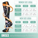 Compression Socks for Women - 3 Pairs (15-20 mmHg)