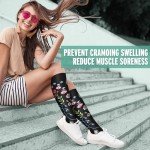 Compression Socks for Women - 3 Pairs (15-20 mmHg)