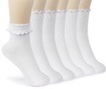Cute Lightweight Ruffle Ankle Socks for Women