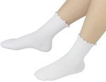Cute Lightweight Ruffle Ankle Socks for Women