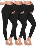 CTHH Women's Maternity Yoga Leggings - 3 Pack