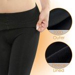 Fleece Lined Winter Tights for Women - 2 Pairs