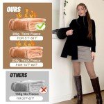 Warm Fleece Lined Winter Tights for Women