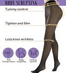 Warm Fleece Lined Tights for Women