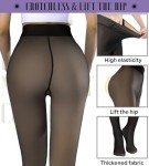 Warm Fleece Lined Tights for Women