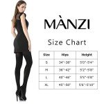 2 Pairs Women's Black Opaque Control Top Tights