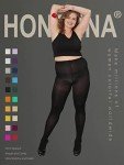 Plus Size Semi-Opaque Control Top Tights for Women