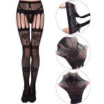 5 Pairs Lace Fishnet Tights for Women