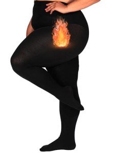 Queen Plus Size Fleece Lined Winter Tights
