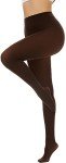 Hiltzo Women's 80D Semi-Opaque Coffee Pantyhose