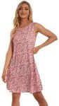 Adorejoy Women's Sleeveless Summer Swing Dress