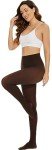 Hiltzo Women's 80D Semi-Opaque Coffee Pantyhose
