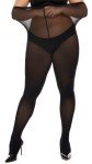 Plus Size High Waist Sheer Pantyhose - 2 Pairs