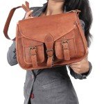 Tan Brown Leather Crossbody Bag for Women