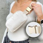 Stylish Cream Belt Bag for Women