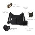 Baggallini Women's Everywhere Bag in Black/Sand