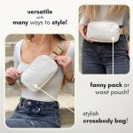Stylish Cream Belt Bag for Women