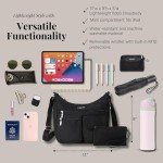 Baggallini Women's Everywhere Bag in Black/Sand