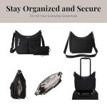 Baggallini Women's Everywhere Bag in Black/Sand