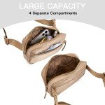 Light Brown Adjustable Fanny Pack for Women