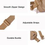 Light Brown Adjustable Fanny Pack for Women