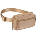 Light Brown Adjustable Fanny Pack for Women