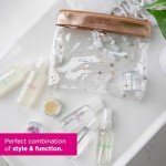 Miamica Women's TSA-Friendly Travel Bottles & Bag Set